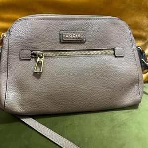 Lodis Taupe Crossbody Bag